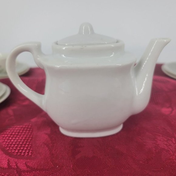 Jaymar‎ 22 Piece China Porcelain Toy Tea Set Floral Japan Pretend Play Vintage - Picture 12 of 16